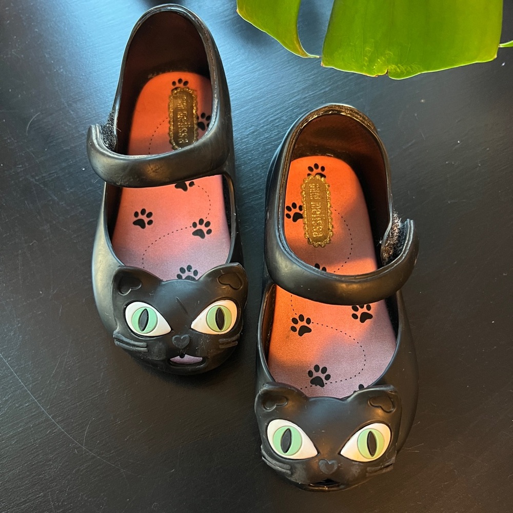 Mini Melissa Toddler Cat Shoes Size 7